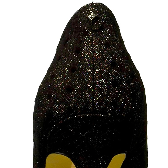 Sam Edelman Women's Hazel Pump, Metallic/Multi Glitter Dot, 6 W US - Picture 2 of 5